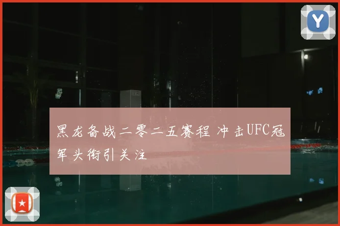 黑龙备战二零二五赛程 冲击UFC冠军头衔引关注
